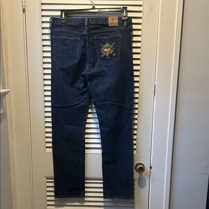 Ralph Lauren sport  ladies jeans  size 32 vintage with back pocket logo.